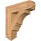 Ekena Millwork Balboa Arts & Crafts Smooth Bracket, Western Red Cedar, 5 1/2"W x 24"D x 24"H BKT06X24X24BOA03SWR - alternate 1